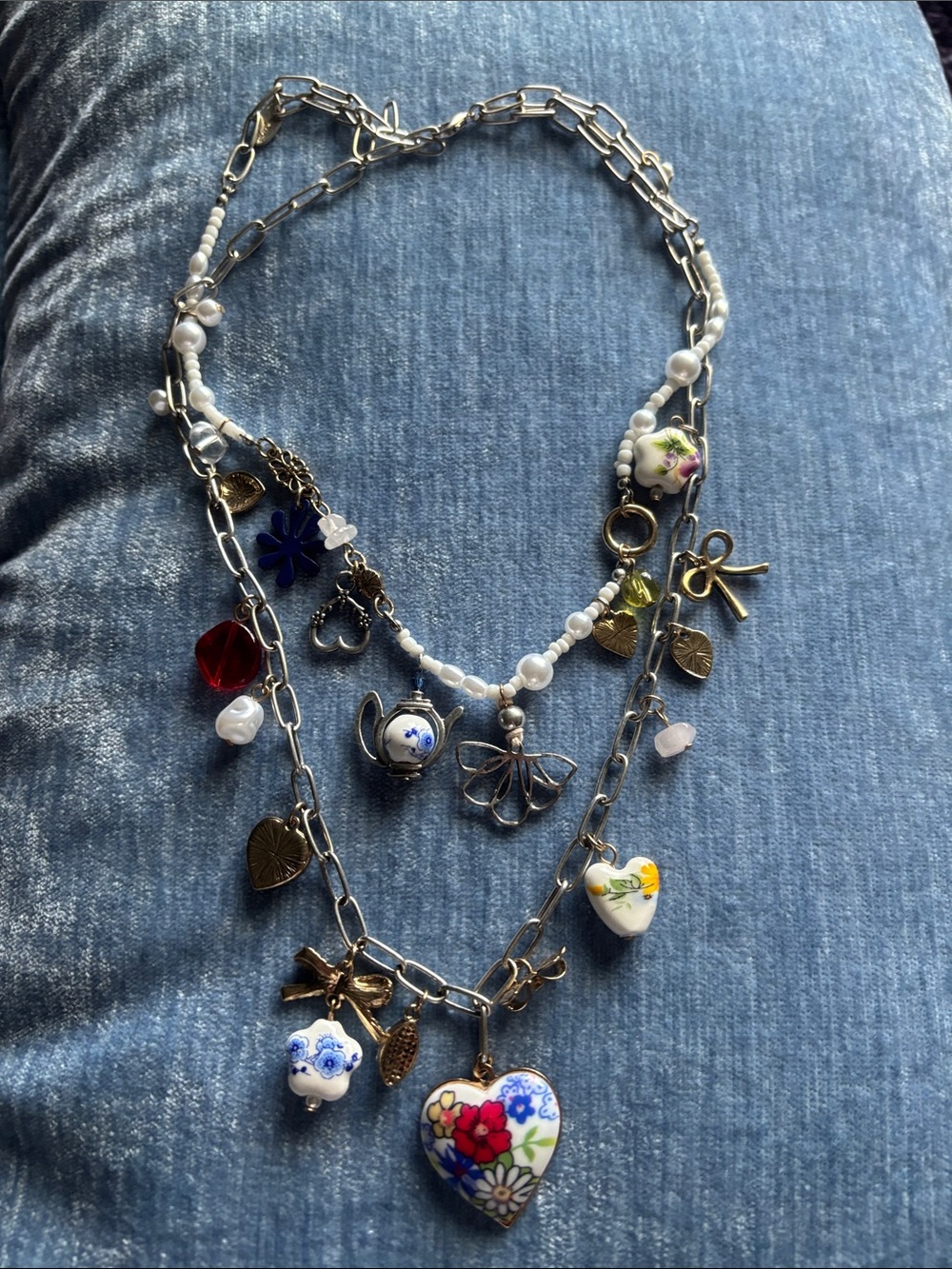 Free People Maxamillion Charm Necklace